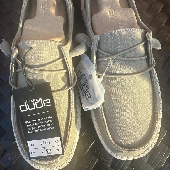 Hey Dude Shoes - HEY DUDE WENDY GREY 9